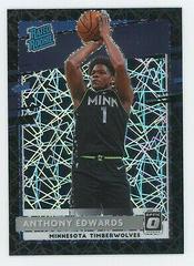 Anthony Edwards [Black Velocity] #151 Basketball Cards 2020 Panini Donruss Optic Prices