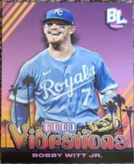 Bobby Witt Jr. #GV-38 Baseball Cards 2024 Topps Big League Baseball Good Vibrations Prices
