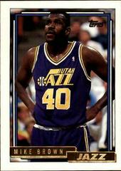 Mike Brown Basketball Cards 1992 Topps Gold Prices