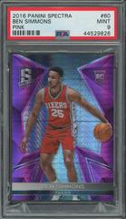 Ben Simmons [Pink] #145 Basketball Cards 2016 Panini Spectra Prices