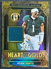 Jalen Hurts #6 Football Cards 2023 Panini Gold Standard Heart of Threads Prices