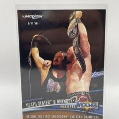 Heath Slater, Rhyno Wrestling Cards 2017 Topps WWE Road To Wrestlemania 33 Prices