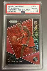OG Anunoby [Red Shimmer] Basketball Cards 2017 Panini Prizm Emergent Prices