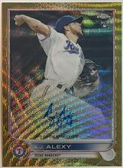 A. J. Alexy [Gold Wave] Baseball Cards 2022 Topps Chrome Rookie Autographs Prices