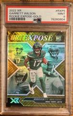 Garrett Wilson [Gold] #RXP-5 Football Cards 2022 Panini XR Rookie Expose Prices