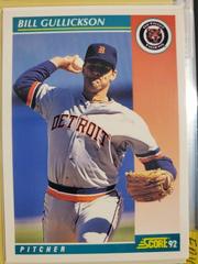Bill Gullickson #242 Baseball Cards 1992 Score Prices