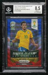 Neymar Jr. [Blue & Red Wave Prizm] Soccer Cards 2014 Panini Prizm World Cup Stars Prices