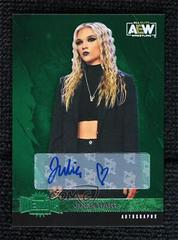Julia Hart [Green Autograph] #11 Wrestling Cards 2022 SkyBox Metal Universe AEW Prices