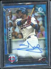 Miguel Sano [Blue Refractor] #CRA-MS Baseball Cards 2016 Bowman Chrome Rookie Autographs Prices