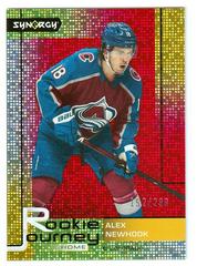 Alex Newhook [Red] Hockey Cards 2021 Upper Deck Synergy Rookie Journey Home Prices