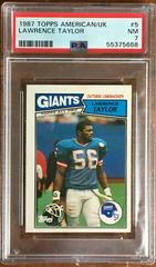 Lawrence Taylor Football Cards 1987 Topps American UK Prices