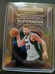 Luka Doncic [Purple] Basketball Cards 2021 Panini Obsidian Supernova Prices