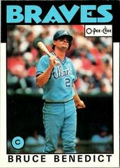 Bruce Benedict #78 Baseball Cards 1986 O Pee Chee Prices