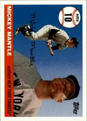 Mickey Mantle #10 Baseball Cards 2006 Topps Mantle Home Run History Prices