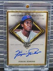Fergie Jenkins #HAFA-FJ Baseball Cards 2023 Topps Gilded Collection Gold Framed Hall of Famers Autographs Prices