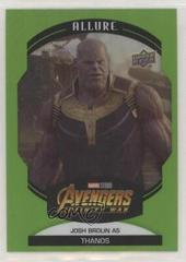 Josh Brolin as Thanos [Green Quartz] #74 Marvel 2022 Allure Prices