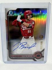Justin Boyd Baseball Cards 2022 Bowman Draft 1st Edition Chrome Autographs Prices
