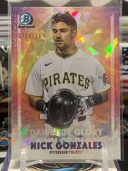 Nick Gonzales [Atomic Refractor] Baseball Cards 2021 Bowman Chrome Dawn of Glory Prices