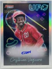 Cristhian Vaquero #UFOA-CV Baseball Cards 2022 Bowman's Best UFO Autographs Prices