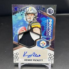 Kenny Pickett [Cobalt] Football Cards 2022 Panini Elements Proton Patch Autographs Prices