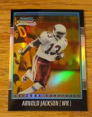 Arnold Jackson [Gold Refractor] #223 Football Cards 2001 Bowman Chrome Prices