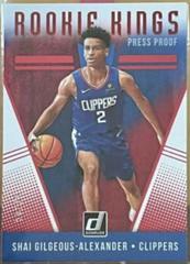 Shai Gilgeous Alexander [Press Proof Red] #21 Basketball Cards 2018 Panini Donruss Rookie Kings Prices