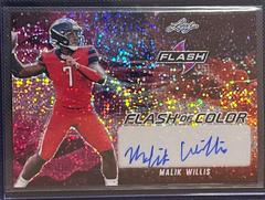 Malik Willis #FC-MW1 Football Cards 2022 Leaf Flash of Color Autographs Prices
