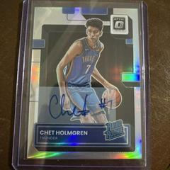 Chet Holmgren [Signature Holo] #208 Basketball Cards 2022 Panini Donruss Optic Prices