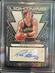 Rick Barry [Purple] #LSS-RBY Basketball Cards 2021 Panini Obsidian Lightning Strike Signatures Prices
