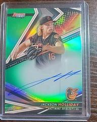 Jackson Holliday [Green] #B22-JH Baseball Cards 2022 Bowman's Best of Autographs Prices