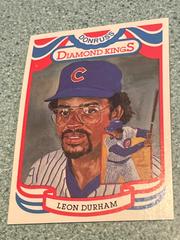 Leon Durham [Diamond Kings Steel] #5 Baseball Cards 1984 Donruss Prices