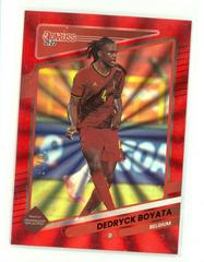 Dedryck Boyata [Red Laser] Soccer Cards 2021 Panini Donruss Road to Qatar Prices