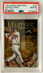 Chipper Jones [Die Cut] #330 Baseball Cards 1997 Finest Embossed Prices