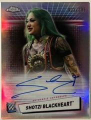 Shotzi Blackheart Wrestling Cards 2021 Topps Chrome WWE Autographs Prices