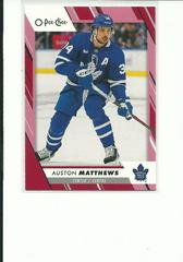 Auston Matthews [Red Border] #101 Hockey Cards 2023 O-Pee-Chee Prices