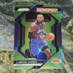 LeBron James [Neon Green] Basketball Cards 2023 Panini Prizm Monopoly Prices