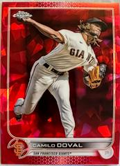 Camilo Doval [Red] #US30 Baseball Cards 2022 Topps Chrome Update Sapphire Prices