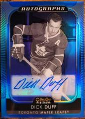 Dick Duff Hockey Cards 2021 O-Pee-Chee Platinum Blue Rainbow Autographs Prices