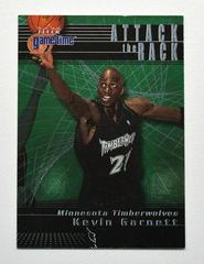 Kevin Garnett #7 AR Basketball Cards 2000 Fleer Game Time Attack the Rack Prices