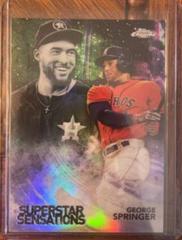 George Springer [Green Refractor] #SS-3 Baseball Cards 2018 Topps Chrome Superstar Sensations Prices