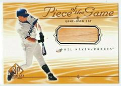 Phil Nevin #PN Baseball Cards 2001 SP Game Bat Piece of the Game Prices