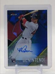 Andrew Benintendi [Blue Refractor] #FA-AB Baseball Cards 2017 Topps Finest Autographs Prices