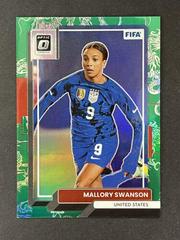 Mallory Swanson [Optic Dragon] Soccer Cards 2022 Panini Donruss Prices