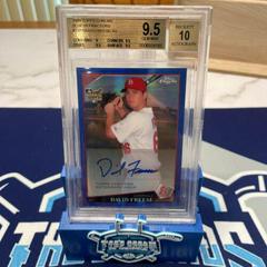 David Freese [Blue Refractor Autograph] #230 Baseball Cards 2009 Topps Chrome Prices