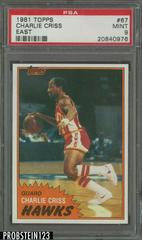 Charlie Criss East #67 Basketball Cards 1981 Topps Prices