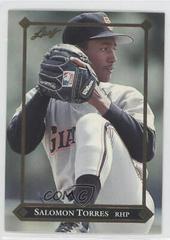 Salomon Torres Baseball Cards 1992 Leaf Gold Rookies Prices