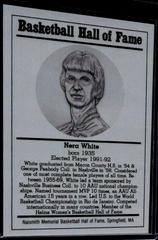 Nera White Basketball Cards 1986 Hall of Fame Metallic Prices