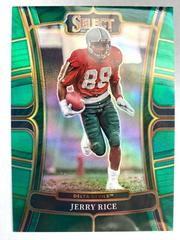 Jerry Rice [Green] #94 Football Cards 2023 Panini Select Draft Picks Prices