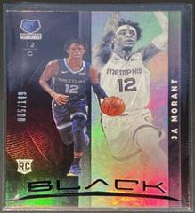 Ja Morant #67 Basketball Cards 2019 Panini Black Prices