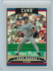 Greg Maddux [Refractor] #19 Baseball Cards 2006 Topps Chrome Prices